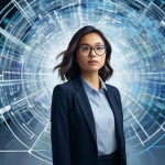 데이터 분석에서 사용하는 대표적 프레임워크 - **Prompt 1: Overcoming Data Chaos with a Framework**
    "A professional, determined young woman in ...
