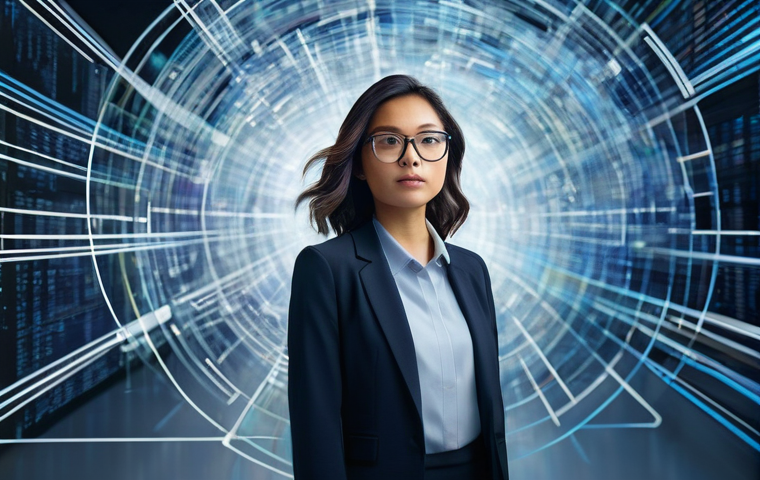 데이터 분석에서 사용하는 대표적 프레임워크 - **Prompt 1: Overcoming Data Chaos with a Framework**
    "A professional, determined young woman in ...