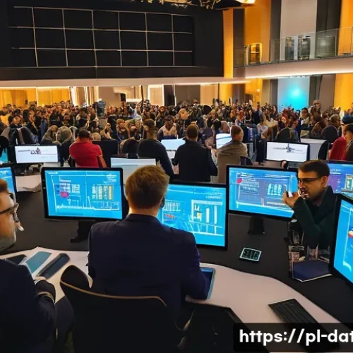 데이터 분석 전문가를 위한 추천 세미나 - **Prompt 1: "Dynamic Data Science Summit in Warsaw"**
    "A vibrant and bustling scene from a major...